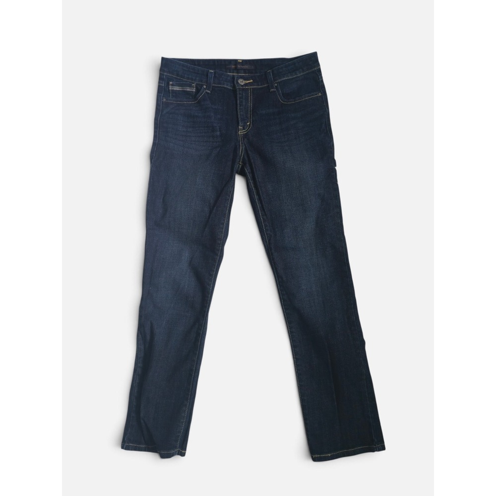 Levi's Dark Wash Mid Rise Skinny Jeans Women's Size 10 Short Curvy Denim